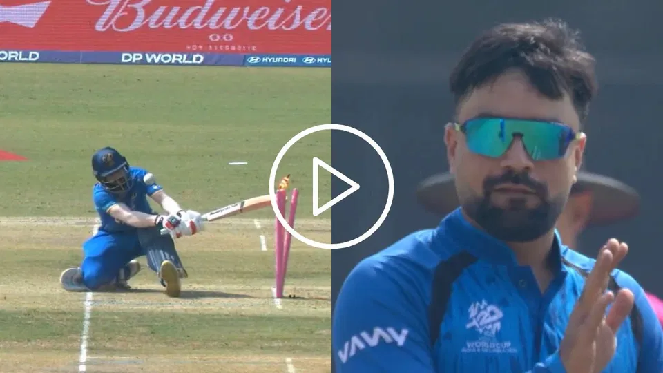 Watch- UAE’s Muhammad Arfan Gets Out Hit Wicket, Rashid Khan Stunned On His 700th T20 Wicket